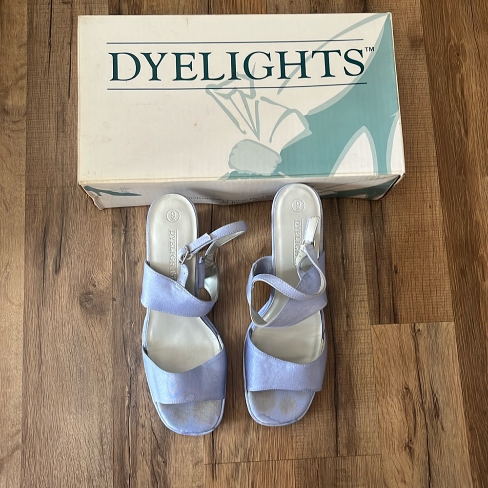 Vintage 1990’s Platform Lilac Dyelight Heels with box